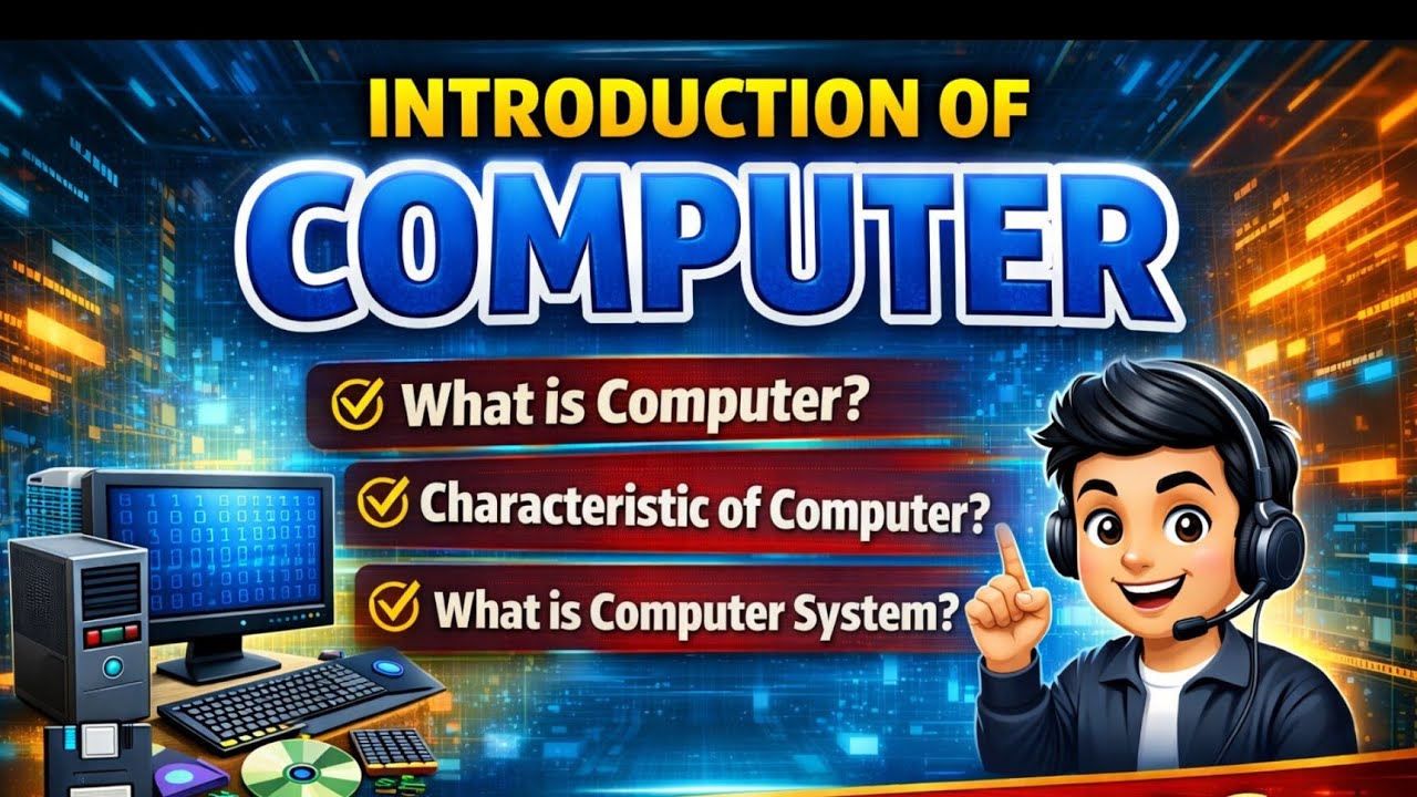 Introduction of computer (class -1 )for all competitive exam..