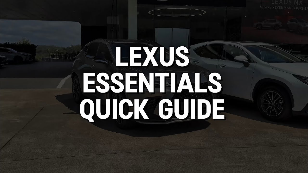 Lexus - Essentials Quick Guide - Doors, Turning On, Shifter