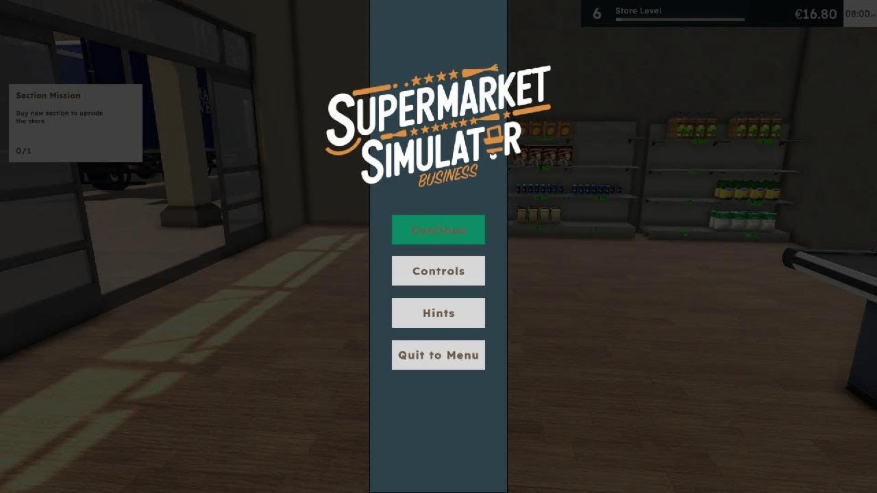 Supermarket Owner Simulator: primer dia