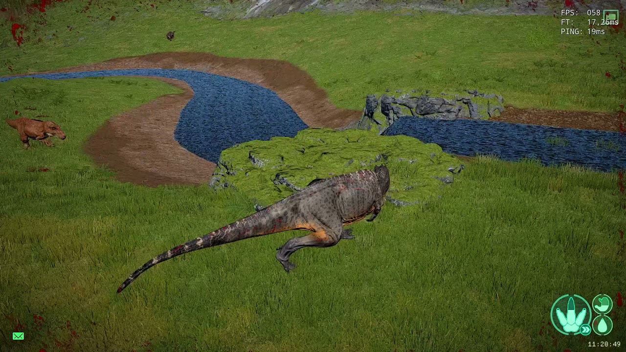The Isle - Meu Giga ta ruim mas da pra brincar ainda - Giga vs 2 Rexes/Shant