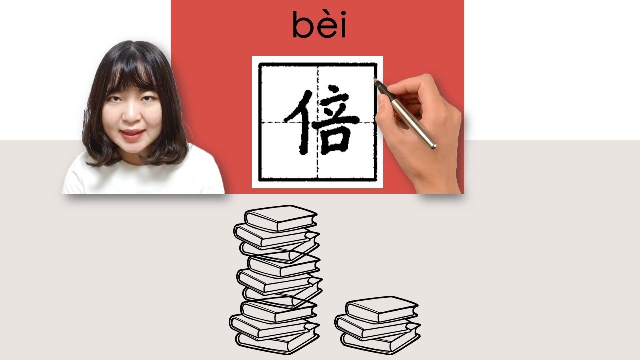 【NEW HSK4】#HSK4#_倍/bei_(times)How to Pronounce/Say/Write Chinese Vocabulary/Character/Radical