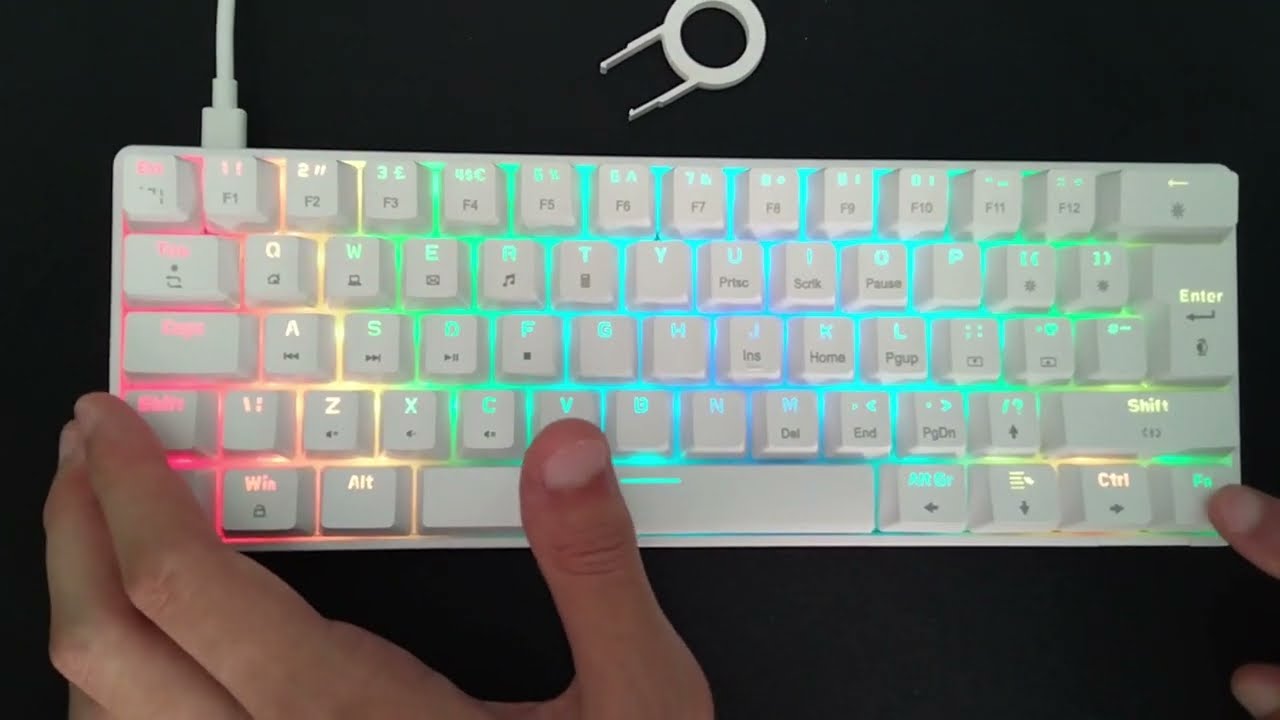 Zıyoulang T60 RGB Red Switch Mekanik Klavye (649 TL) (Sarftech T60 / Vooka T60)