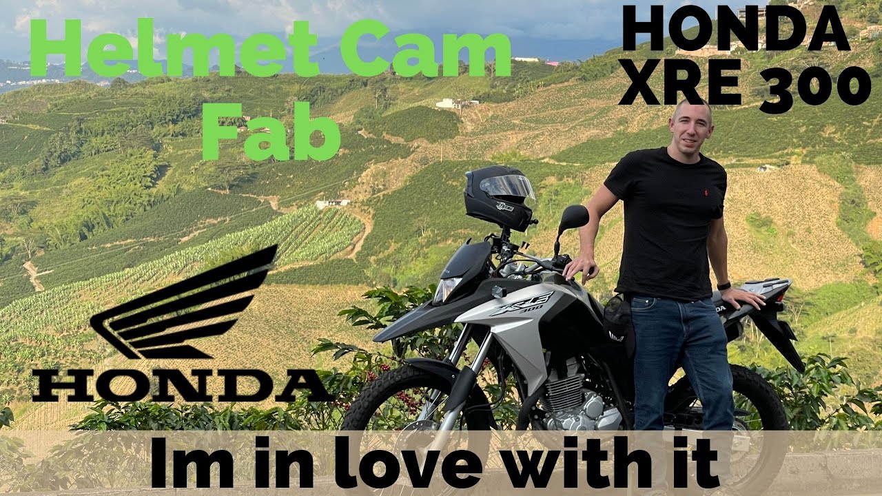 Первый тест-драйв Honda XRE 300 с видеорегистратором на шлеме и изготовлением видеорегистратора.