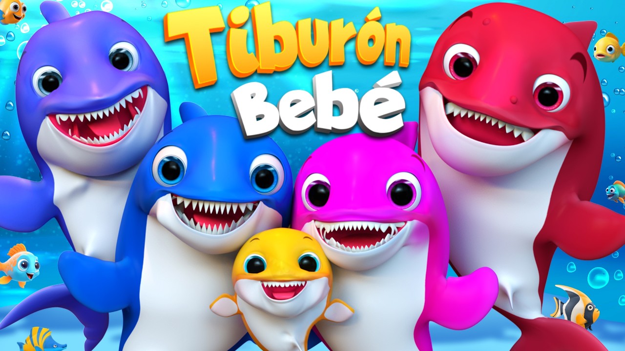 La Canción del Bebé Tiburón - Canciones para Bebés #BabyShark #NurseryRhymes #bebetiburon
