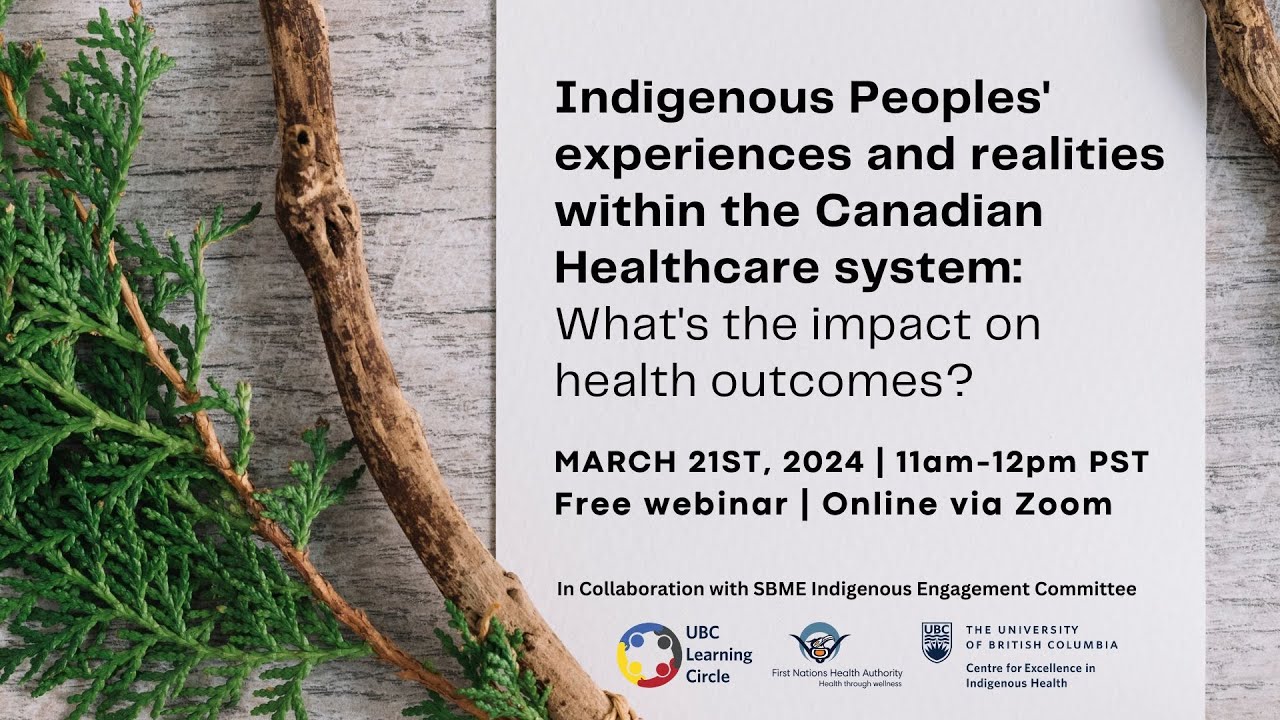 Indigenous Peoples’ experiences and realities within the Canadian Healthcare system