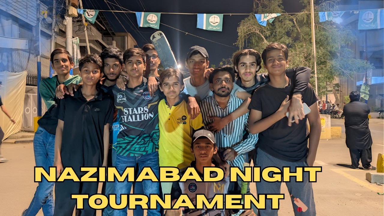 Ramzan Nazimabad Night Cricket 🏏