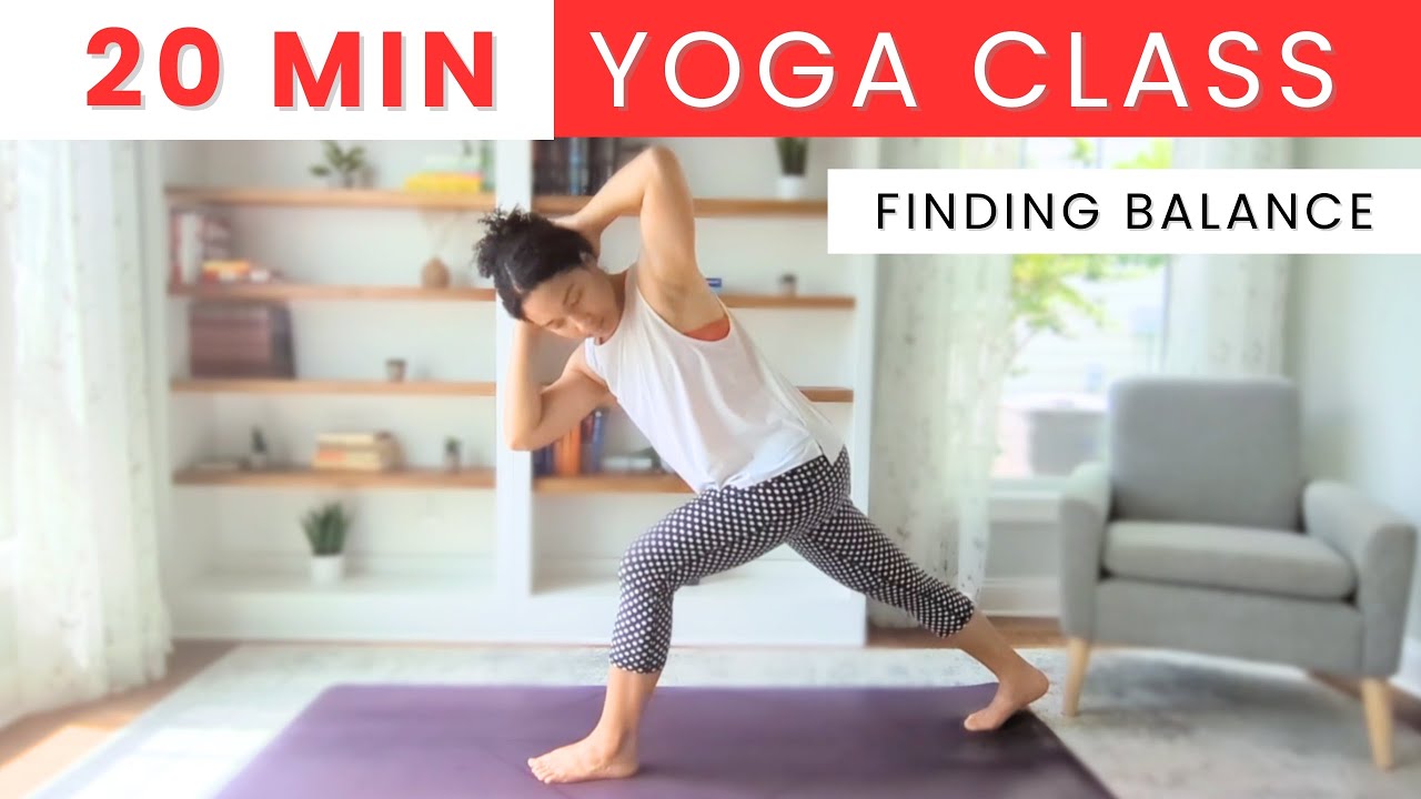 20 Minute Yoga for Anxiety & Stress | Balance Your Body, Calm Your Mind