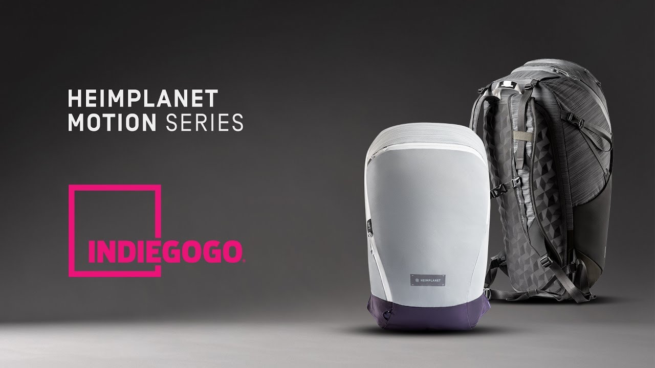 The HEIMPLANET MOTION Series Active Backpacks on Kickstarter
