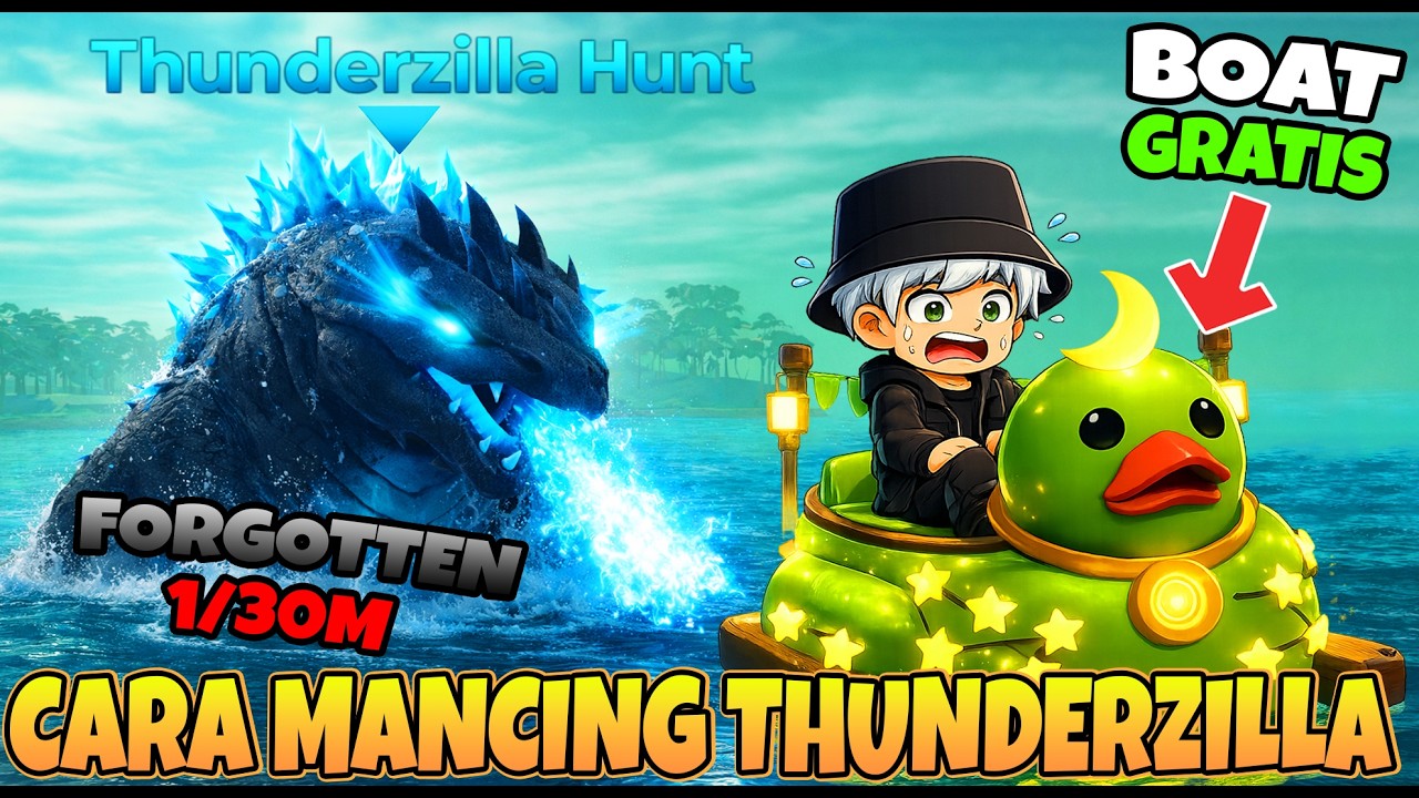 HOW TO FISH FORGOTTEN 1/30M THUNDERZILLA & GET A FREE LIMITED BOAT IN THE NEW FISH IT UPDATE