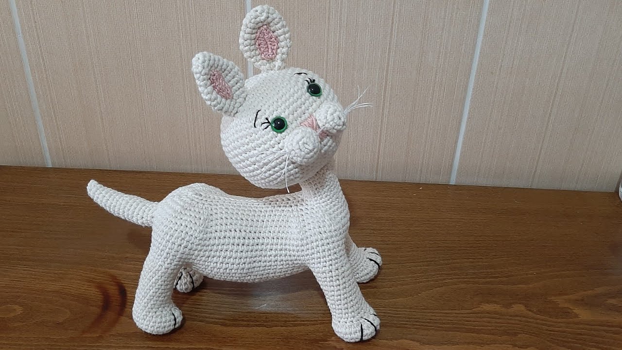 3.Amigurumi Kedi Örülüşü kuyruk kulak burun  Part .3