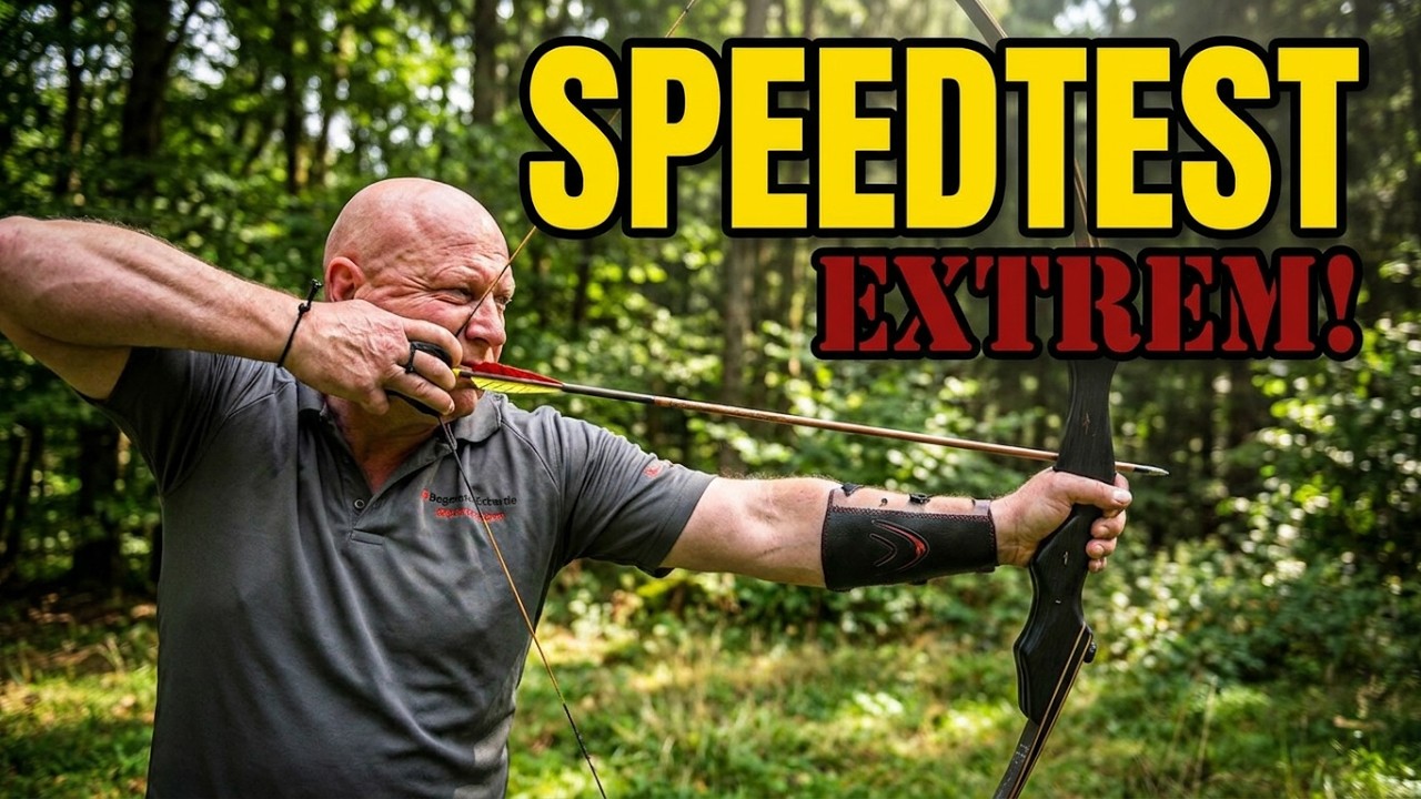 Bogensport Extrem | Speedtest mit den Langbögen - Bogenparcours-Schwarzwald | Extreme Archery