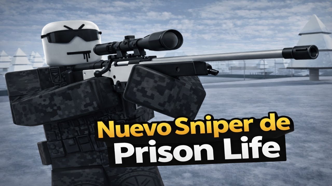 Probando el nuevo Sniper de Prison Life...