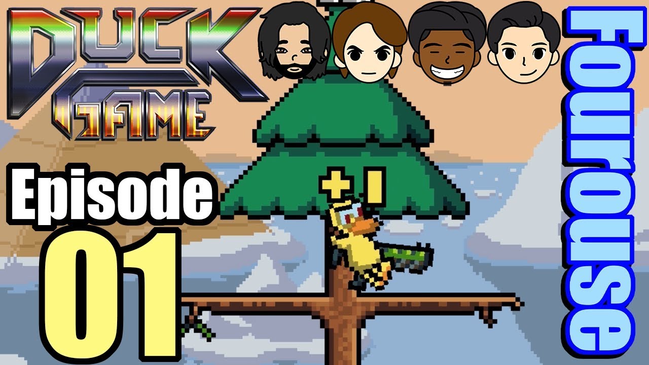 Duck Game (Switch) | Episode 01: 4 Quacking Ducks | Fourouse