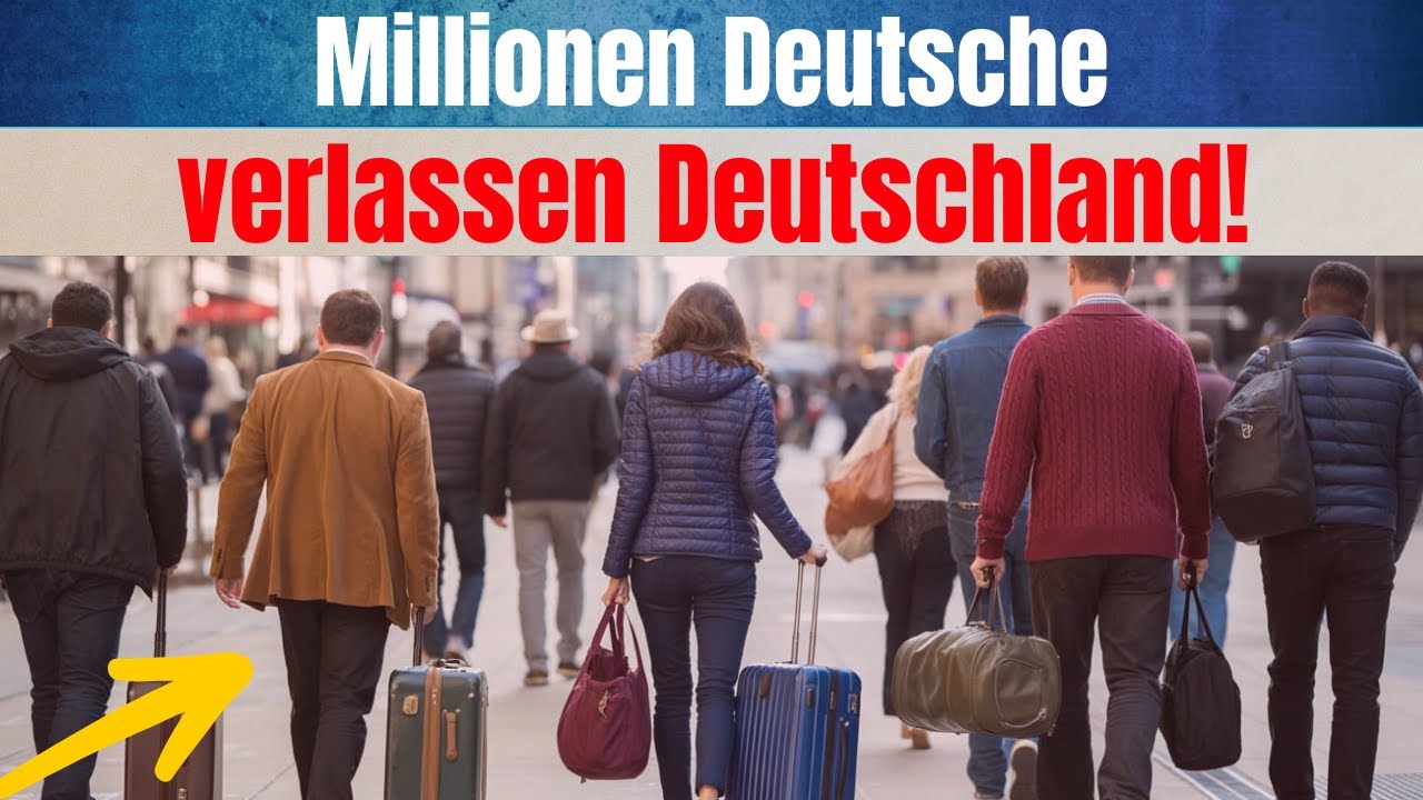 Experten enthüllen, warum Deutsche in Rekordzahl aus Deutschland fliehen