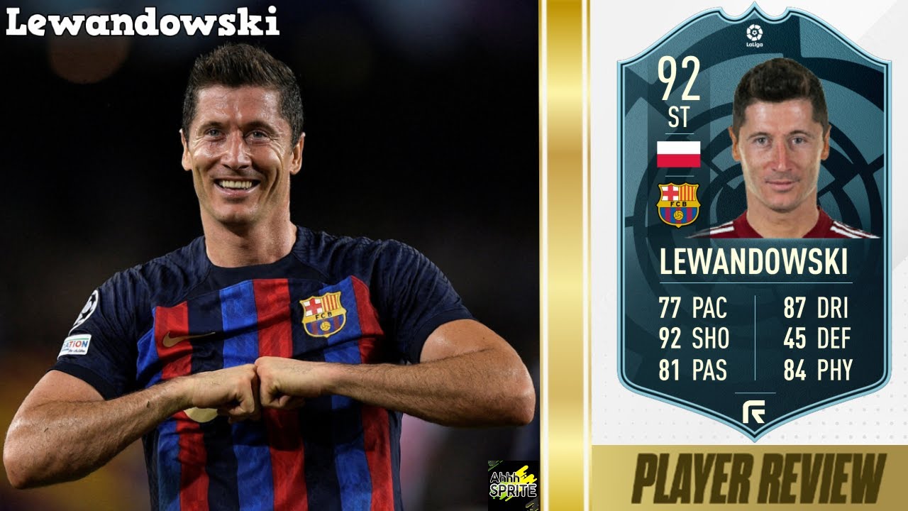 FIFA 23 POTM LEWANDOWSKI PLAYER REVIEW | 92 POTM LEWANDOWSKI PLAYER REVIEW