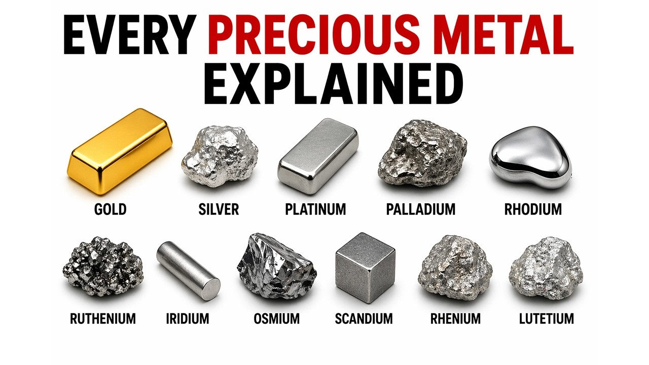 Rarer Than Gold | Every Precious Metal Explained | Everyday Explained