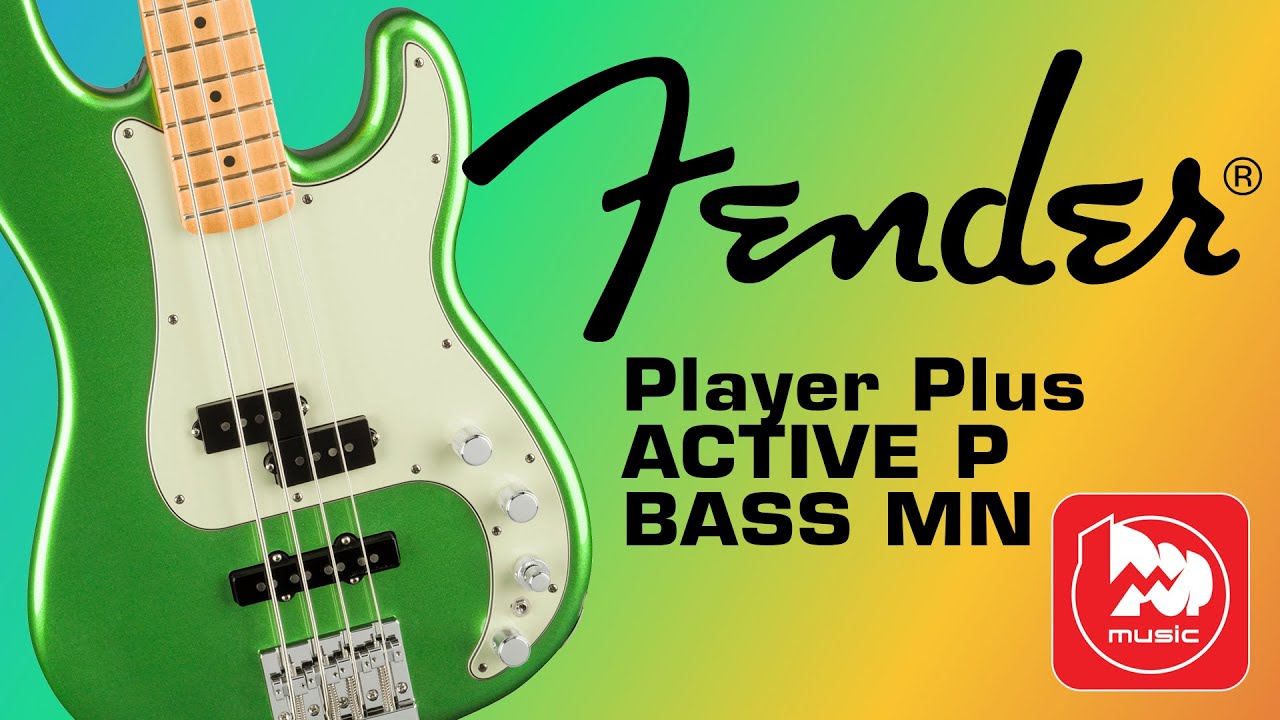 Бас-гитара FENDER Player Plus ACTIVE P BASS MN Cosmic Jade