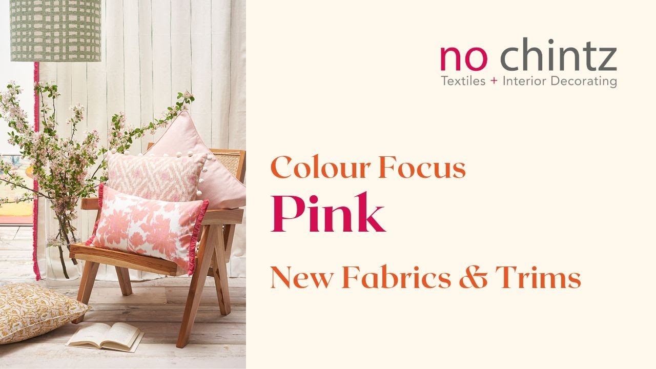Pink Fabrics & Trims | No Chintz Textiles & Interior Decorating Australia