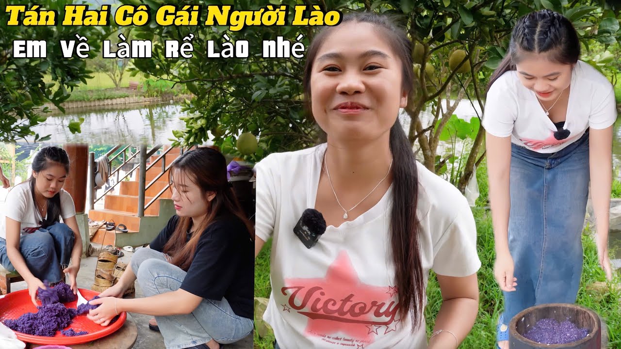 Gặp Lại 2 Cô Gái Lào Xinh Đẹp Rất Thích Lấy Chồng Việt Nam. Nọng Mon Men Đòi Làm Rể Lào | Nọng Ơi