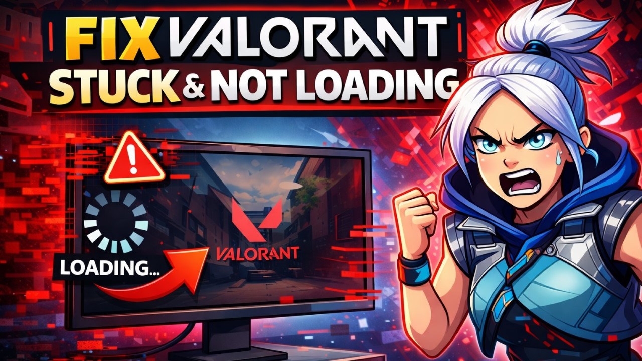 How To Fix Valorant Stuck & Not Loading