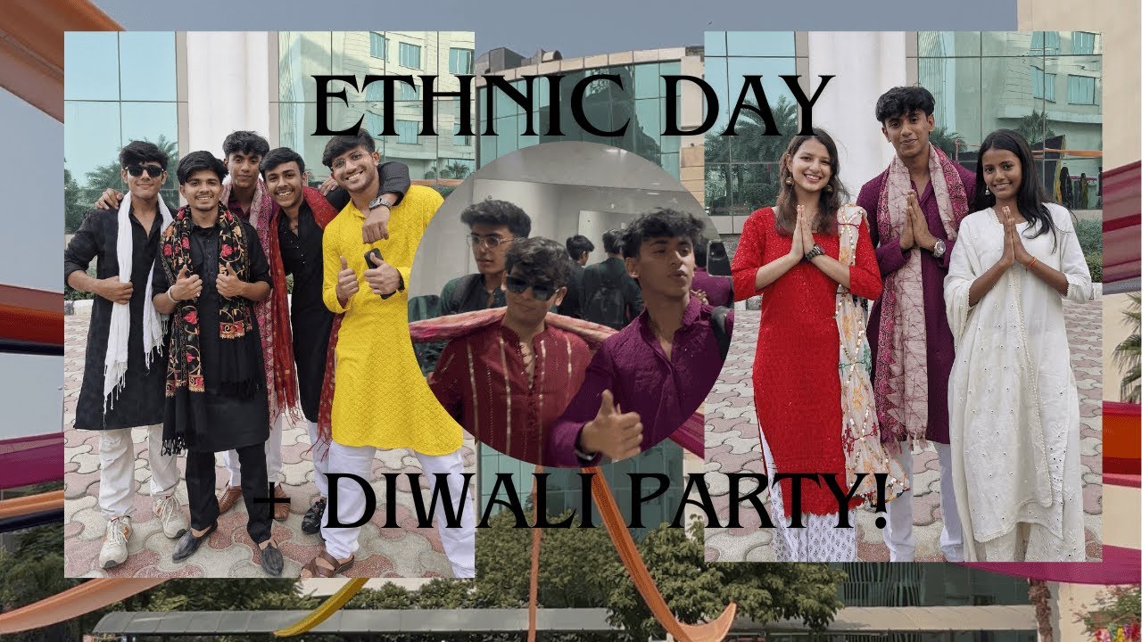 VIPS Ethnic day + Diwali Party!😍