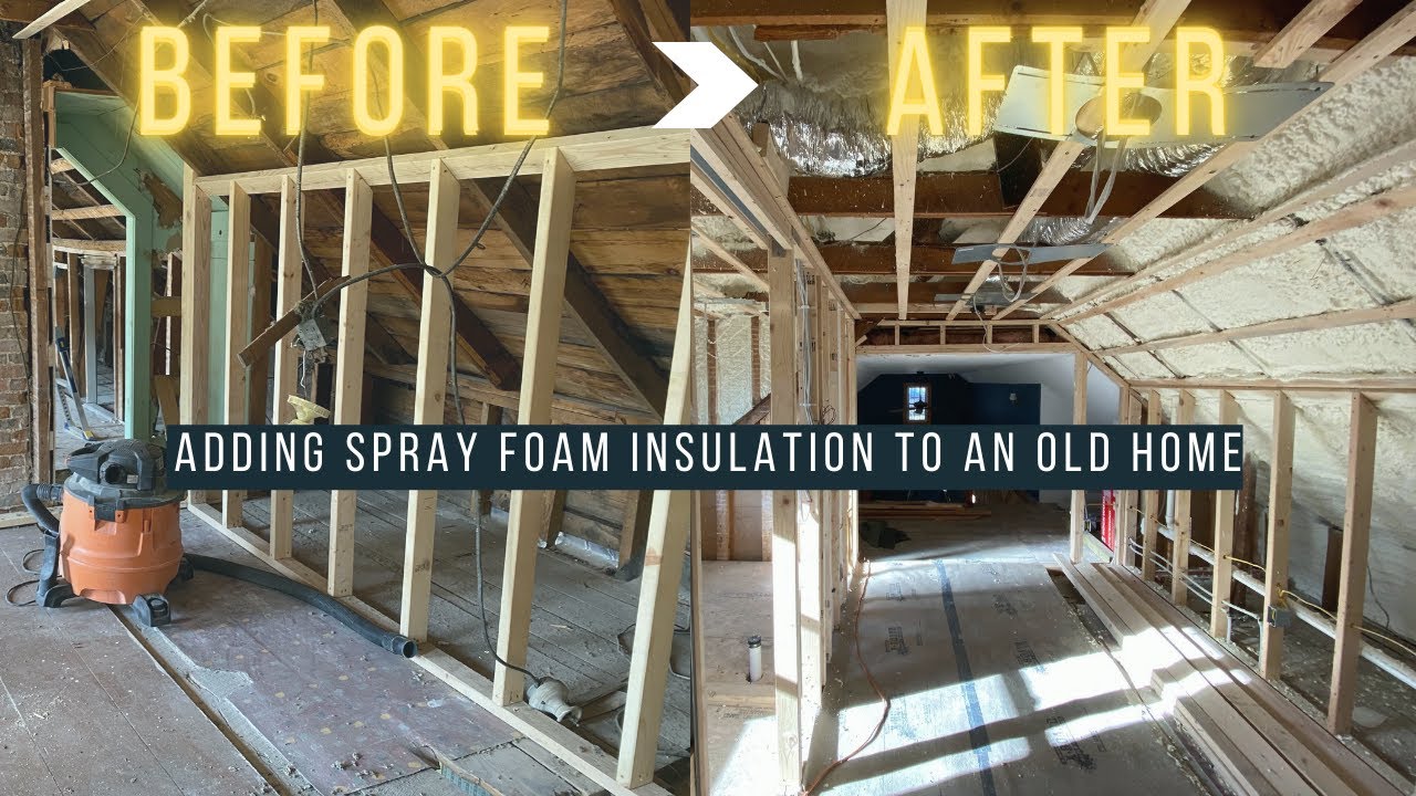 First Time Spray Foam Insulation VLOG