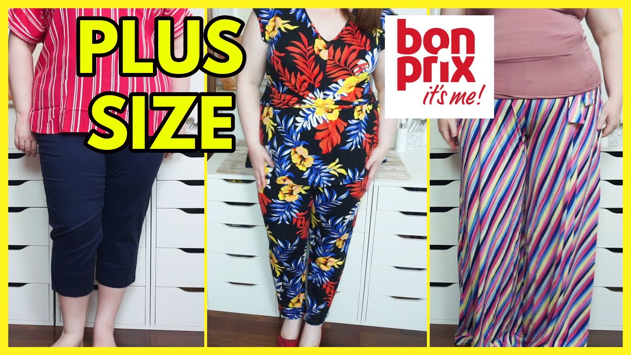 MEGA KOMBINEZON 💛 LETNIE SPODNIE PLUS SIZE | BONPRIX #mierzymy