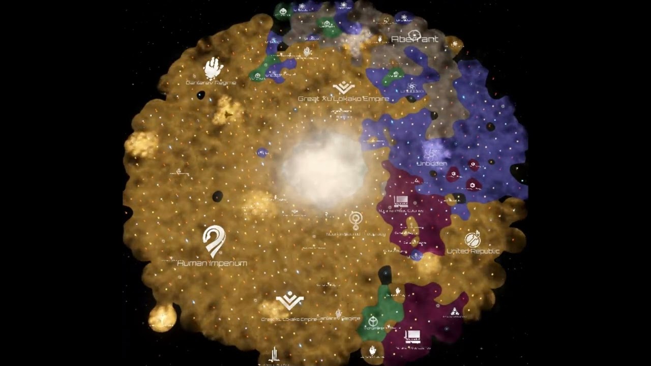 Stellaris Timelapse in a Mostly Empty Galaxy - May 15, 2023