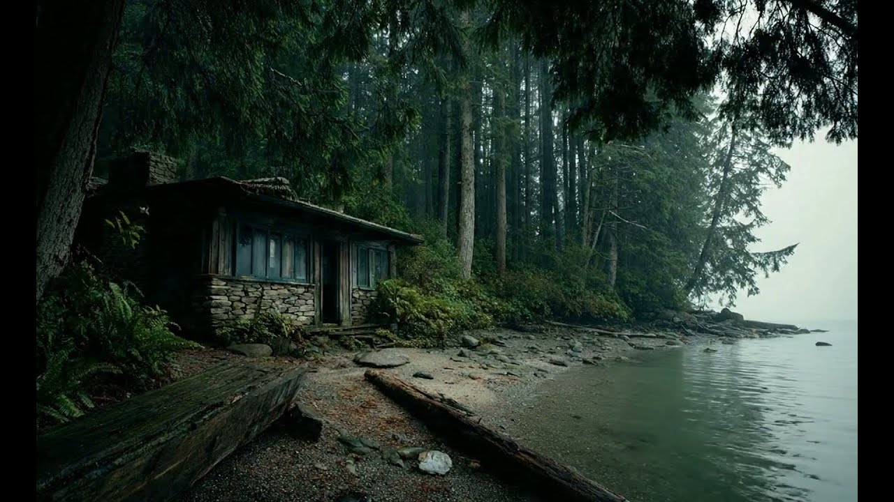 Misty Shoreline Sanctuary 🌲 Relaxing Medieval Ambient Music (1 Hour)