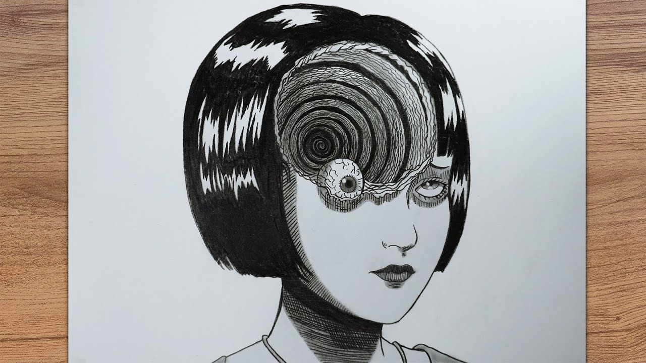 How to Draw Azami Kurotani || Uzumaki Junji Ito