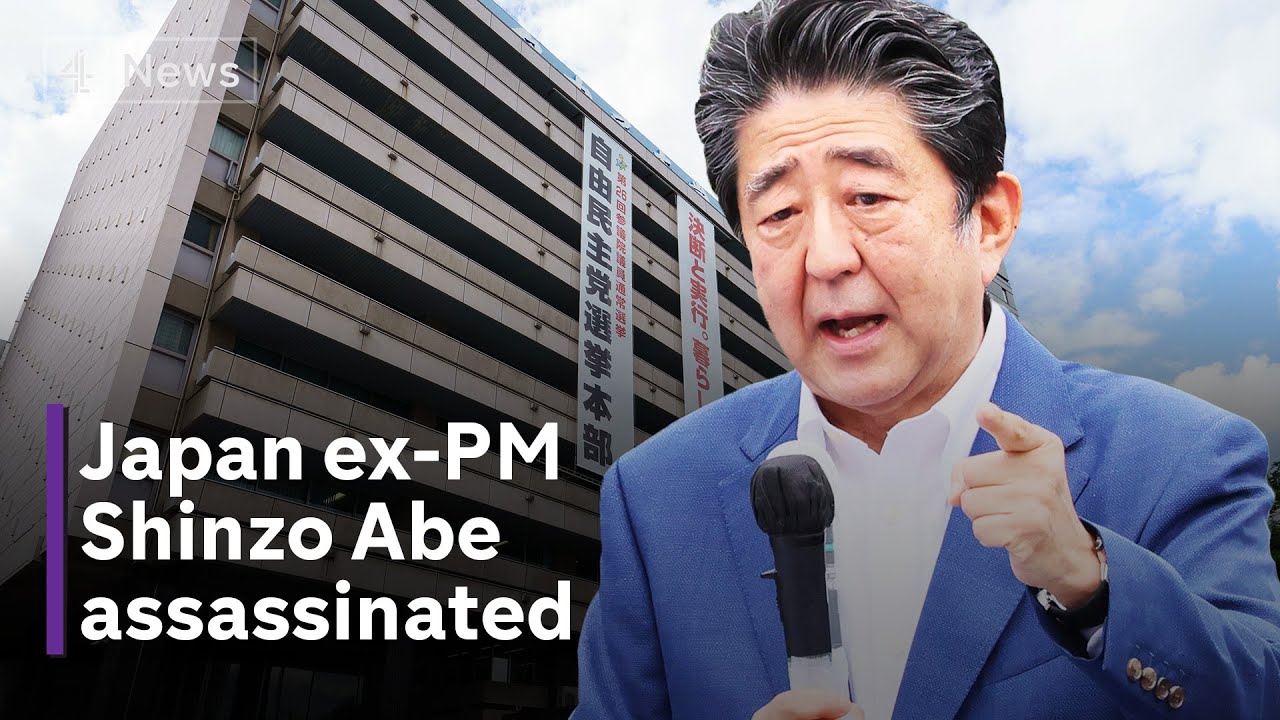 Shinzo Abe shooting: Man arrested after fatal attack on former Japanese PM