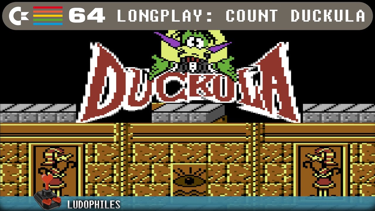 Count Duckula C64 Longplay / Full Playthrough / Walkthrough (no commentary) #retrogaming