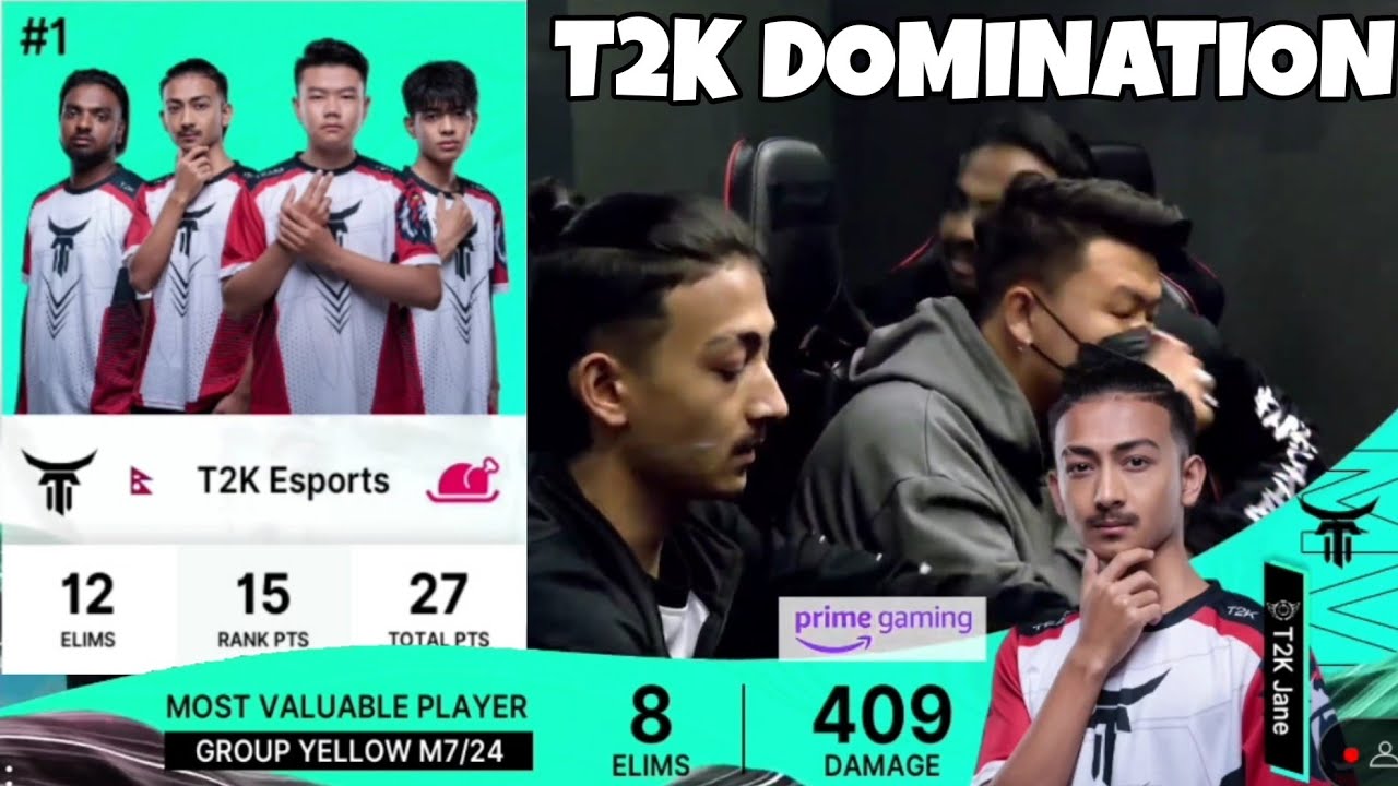 T2K PMGC 2022 CHICKEN DINNER ❤️ 12 KILLS DOMINATION 🔥 T2K JANE SOLO 8 KILLS 🤯 PRIDE OF NEPAL 🇳🇵
