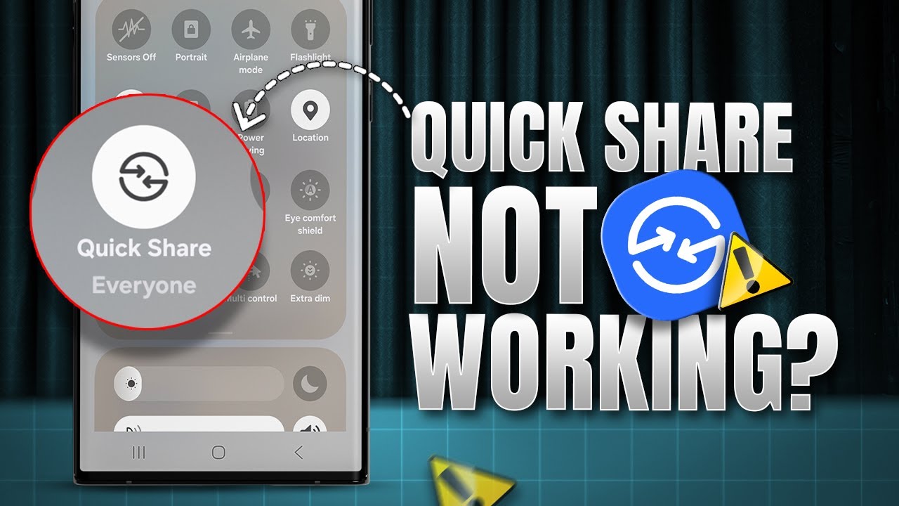 Как исправить неработоспособность Samsung Quick Share | Простые решения проблем с общим доступом ...