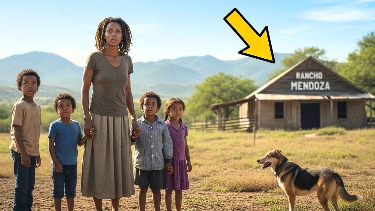 La viuda pobre con cuatro hijos heredó un rancho abandonado de su abuelo… y jamás imaginó lo que