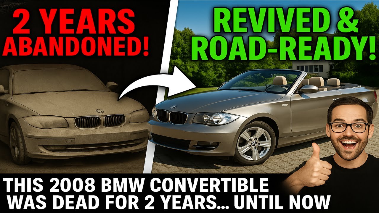 Rescuing a 2008 BMW Convertible After 2 Years Sleeping in a Garage!
