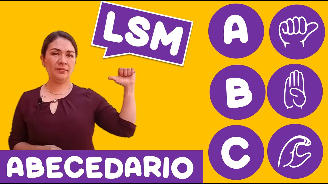 LSM Abecedario | Lengua de Señas Mexicana.