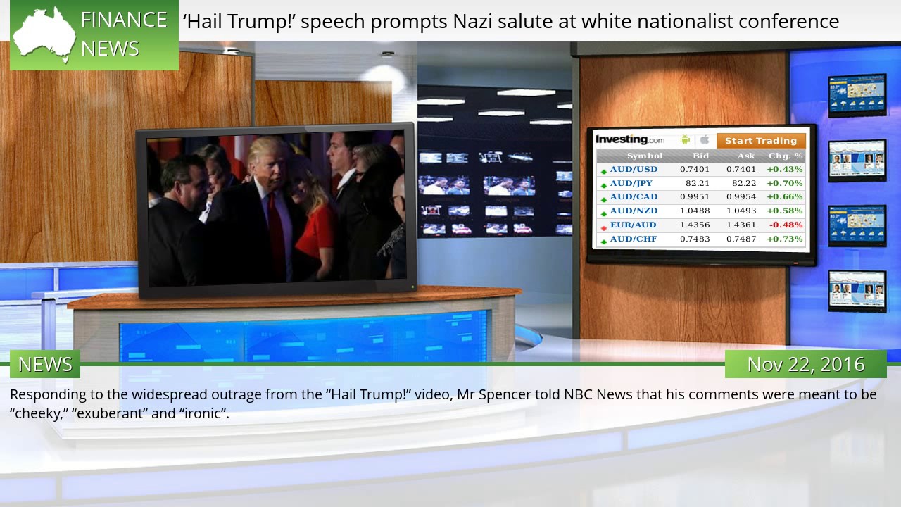 &lsquo;Hail Trump!&rsquo; speech prompts Nazi salute at white nationalist conference
