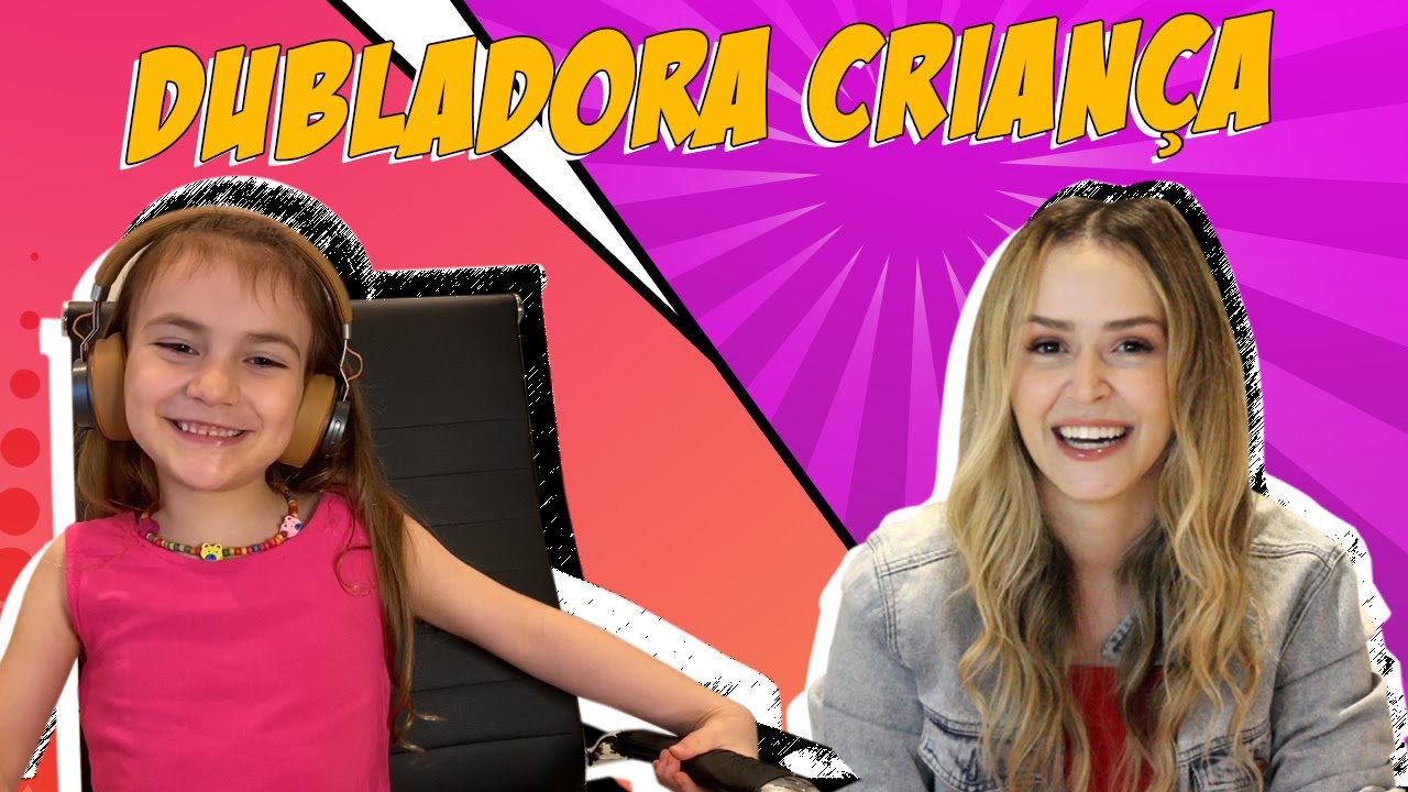Como é Ser Dubladora Mirim - Com Manu!