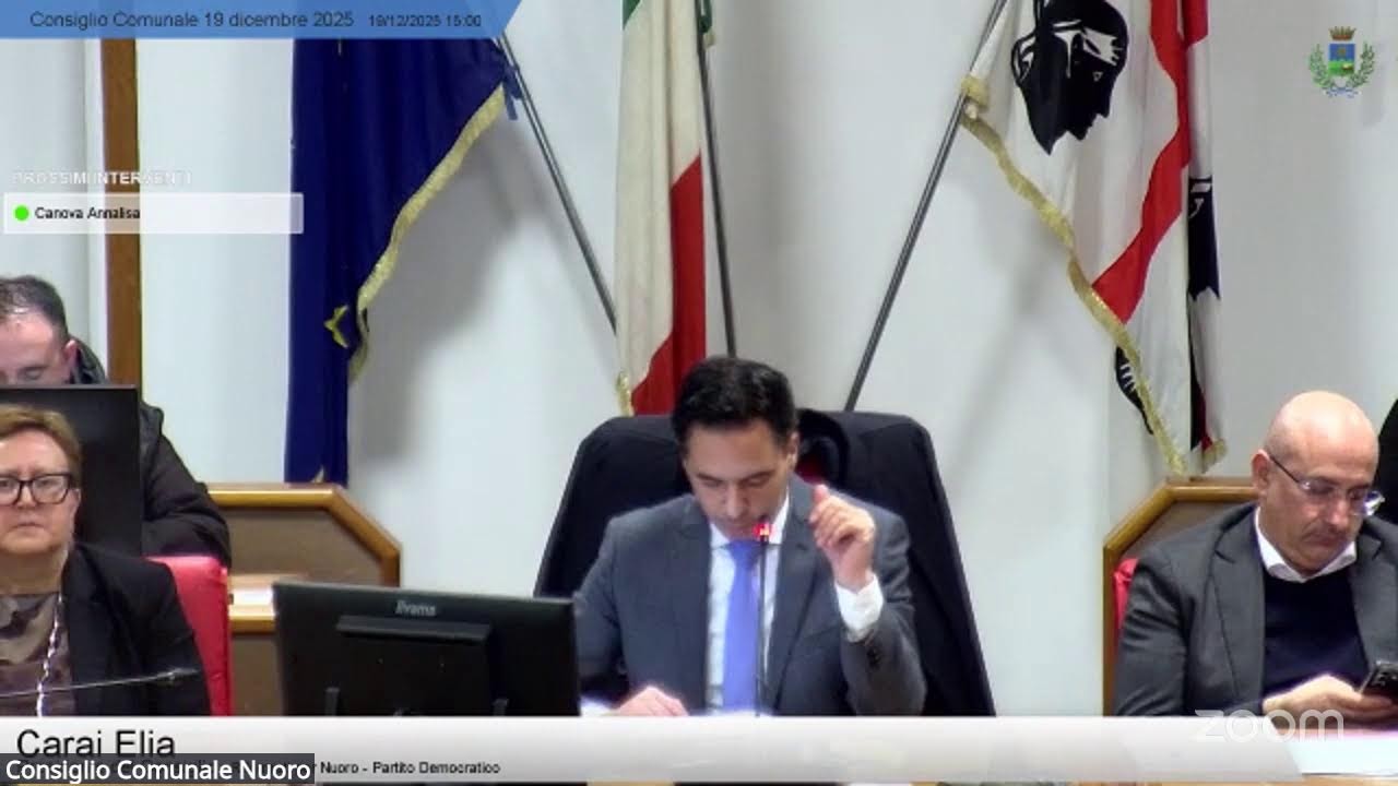 Consiglio Comunale 19 dicembre 2025
