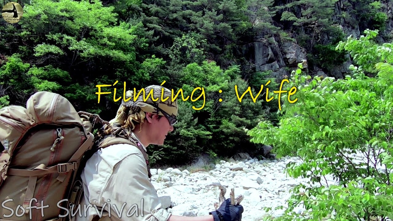 [Country Bow-wow] The Soft Survival with Clear Valley./서바이벌/캠핑/타프/백패킹/밀리터리/나이프/배낭/나이프/계곡/물/물고기/막걸리