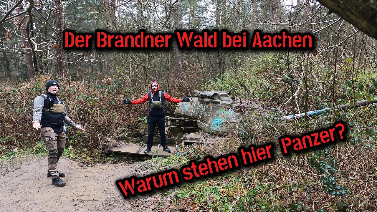 Wanderung durch den Brander Wald - Der Lost Place mit frei zugänglichen Panzern