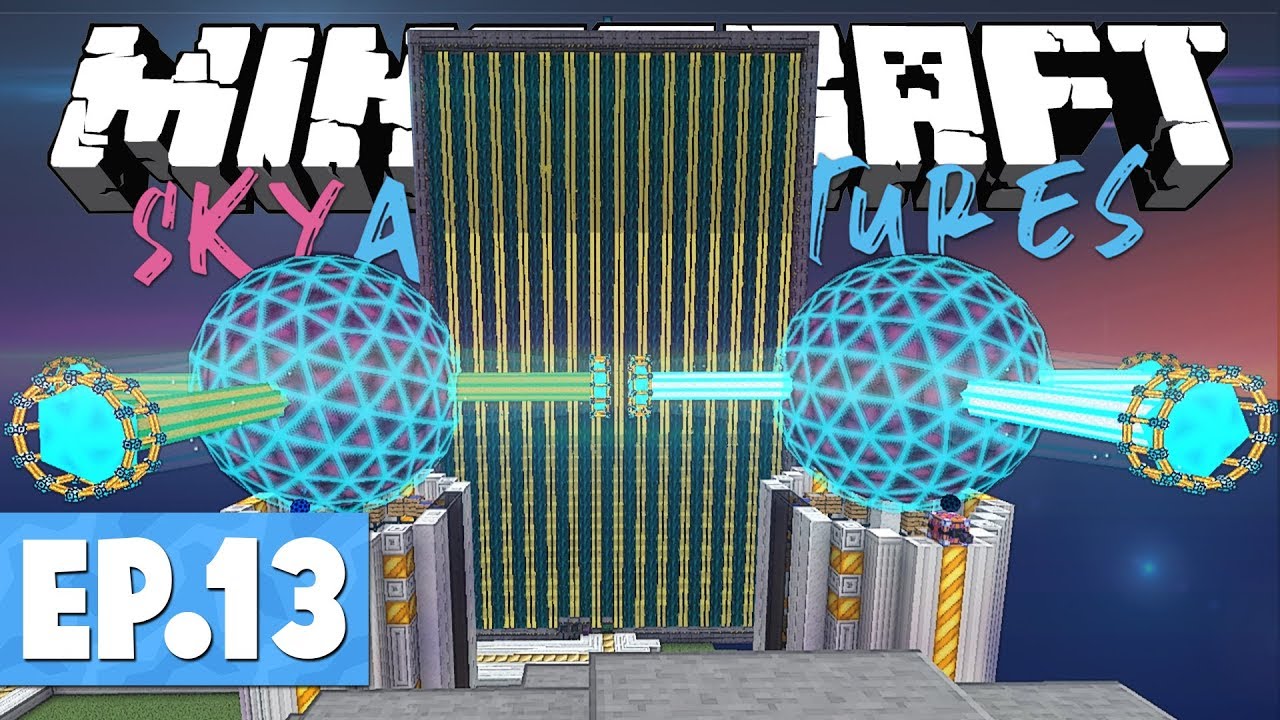 Minecraft FTB Sky Adventures - TRILLION RF Energy Core! #13 [Modded Questing Survival]