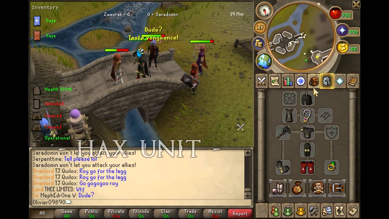 [Hax Unit] RuneScape Glitch - Full Dharoks in Castle Wars