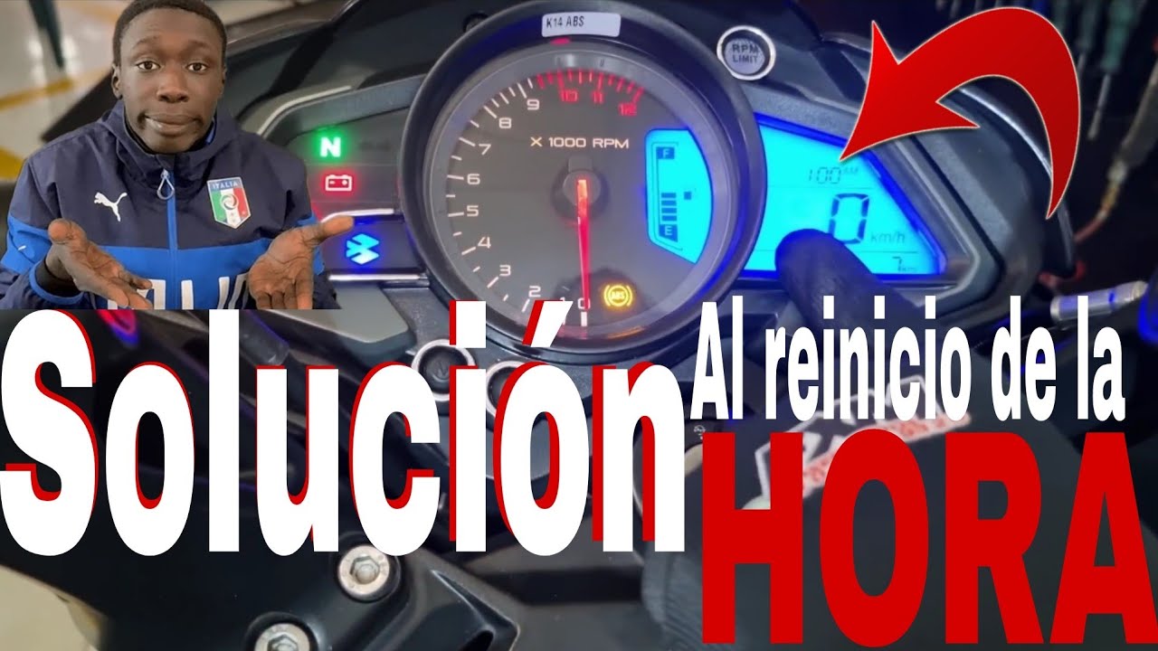 SOLUCION definitiva al reinicio de la hora paso a paso PARA PULSAR NS 200