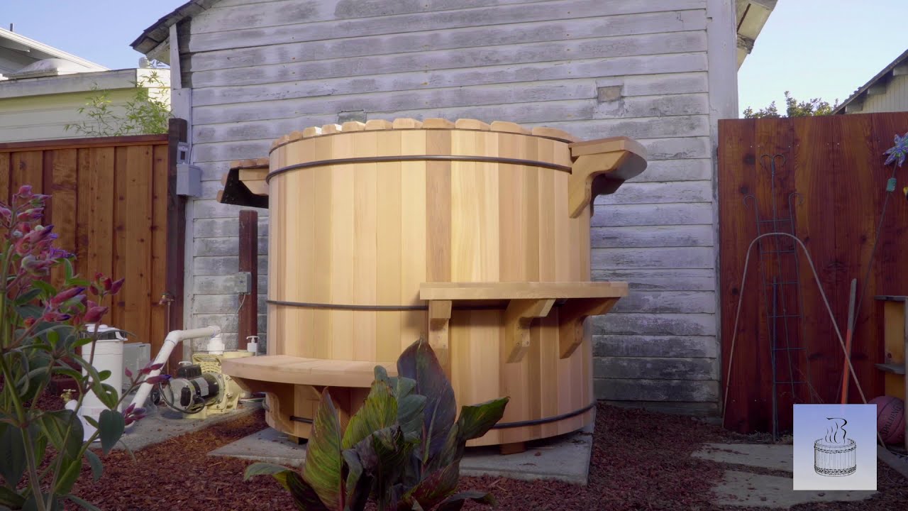 How to assemble a wooden hot tub