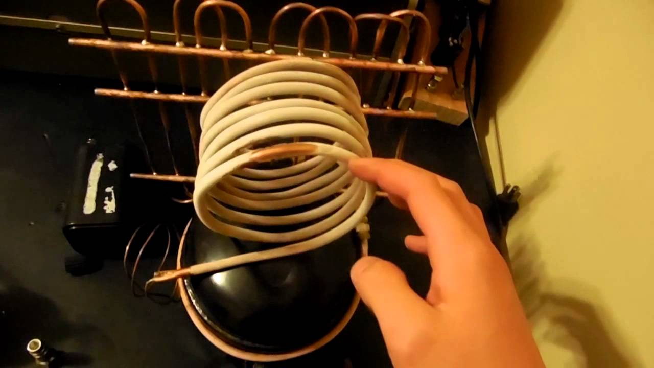Homemade Mini Phase Change Heat Pump (134-a)