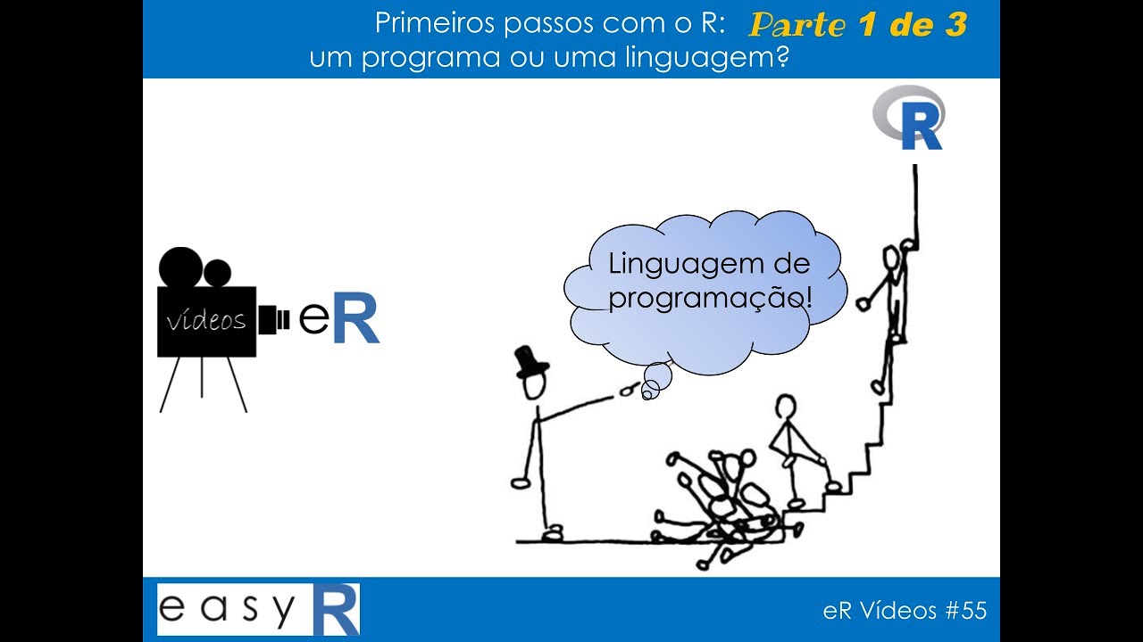 Primeiros passos com o R: um programa ou uma linguagem? | eR Vídeos #55