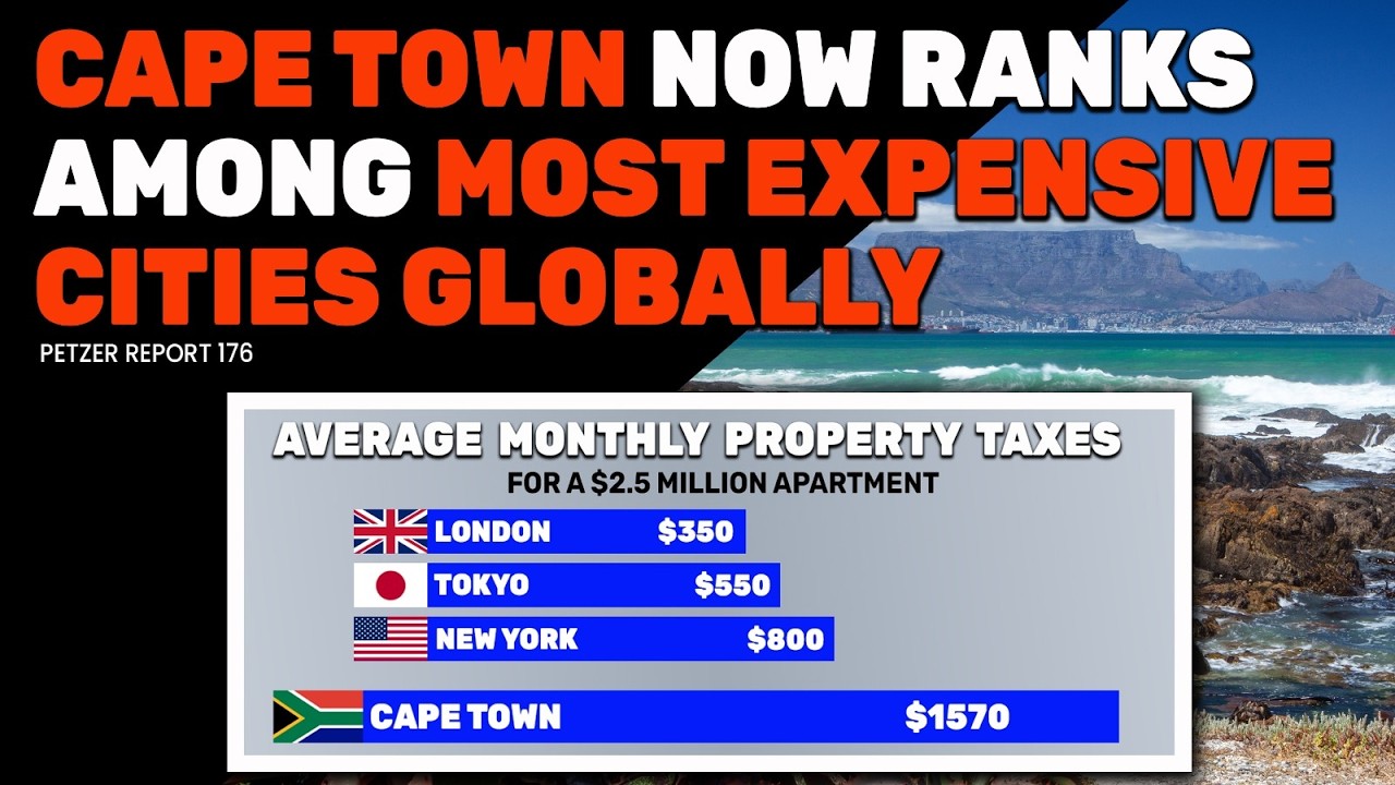 Cape Town’s Property Taxes Now Higher than London and Tokyo (as a % of Value.) How did this happen? 