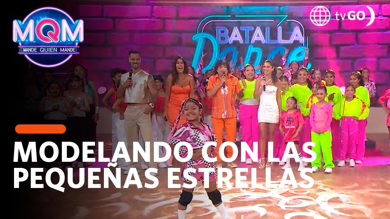 Mande Quien Mande: Pequeñas niñas enseñan cómo modelar a Melissa Paredes  (HOY)